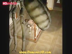 Animal porn hentai with monster fucking pussy