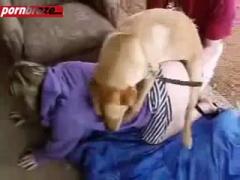 Horny Young Love hardcore with dog