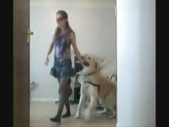 Dog sex hardcore fucking girl slut - Animal HD Porn