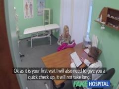 FakeHospital horny doctor gives sexy slim blonde orgasms
