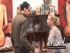 Sex films German milf gets cum on her tits