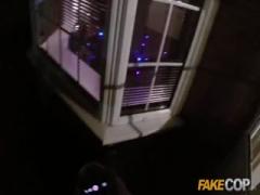 Fake Cop Cam girl caught at night gets raided