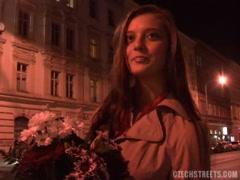 Lenka fucks the stranger in the park