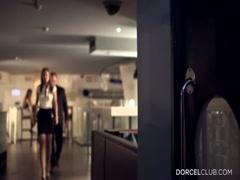 Horny old man invite girl friend fucking in toilet