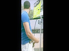 Public jacking off in home depot garden center