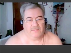 hot argentinian grandpa wanking and cumming