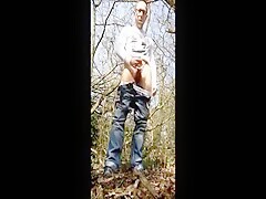 Hoy guy in public (piss, wank and cumshot)