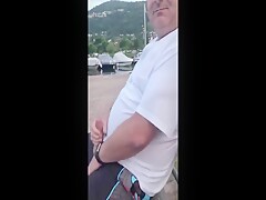 Daddies fan handjob