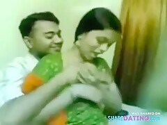 Homemade clip with Indian GF's boobs