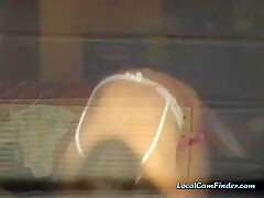 My neighbour spy panties girl