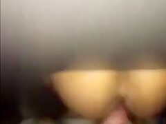 Big dick breeds a hungry bottom at a sex club Gloryhole