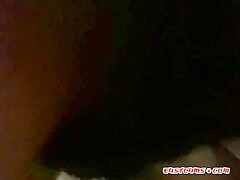 Korean girl sucks cock in a bathroom gloryhole and gets cum