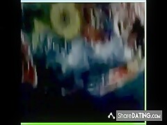 mom lowers her panties and shows her pussy