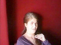 Swedish girl suck me till I cum in her face and mouth