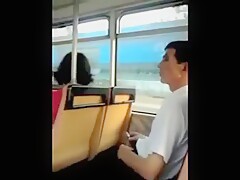 caught jerking off in the bus