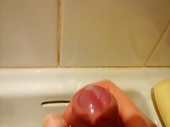 Four uncut foreskin cumshots compilation