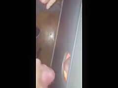 Me and a buddy feed a glory hole mouth a couple of loads