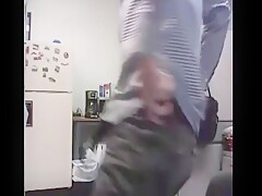 dad strokes cock at the office 3