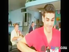 blowjob in a cafeteria