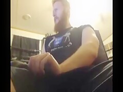 Big Dick Ginger Shoots Out A Massive Load