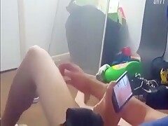 Best friend lets me recored him jo, as seen in video