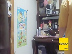 Young Asian Chub jerking
