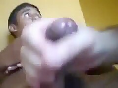 Arab boy cums!