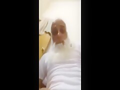 old Arab playing with her dick