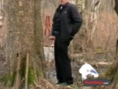 daddy alone outside