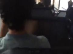 Helping hand in bus, and big cock ...