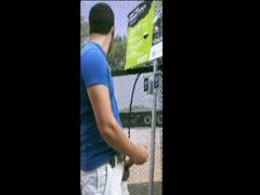 Public jacking off in home depot garden center
