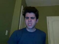 Cute Guy Flashes Cock on Webcam