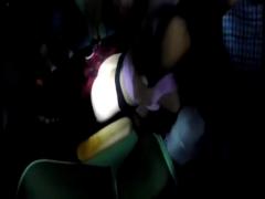 Amateur orgy in movie theater