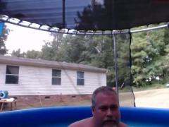 Naked Pool Dad