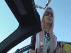 Blondes deutsches Girl abgeholt und gefickt