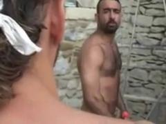 French Guy Fuck Hot Arab Outside